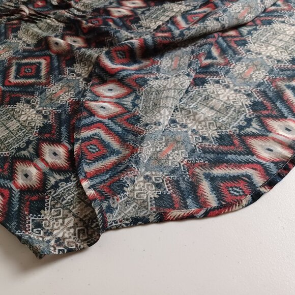 Violet & Claire Aztec Pattern Blouse - Picture 7 of 16